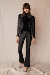 Greenwich Street Motor Jacket Black Leather - ourCommonplace
