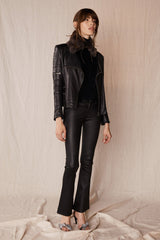 Greenwich Street Motor Jacket Black Leather - ourCommonplace