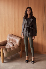 Crosby Cape Black Leather - ourCommonplace