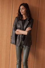 Crosby Cape Black Leather - ourCommonplace