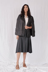 Crosby Cape Black Leather - ourCommonplace