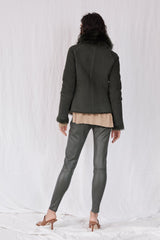 Spring Street Shearling Coat Moss Green Shearling - ourCommonplace