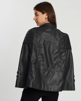 Crosby Cape Black Leather - ourCommonplace