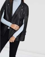 Crosby Cape Black Leather - ourCommonplace