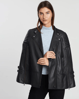 Crosby Cape Black Leather - ourCommonplace