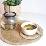 Agora Hand-Braided Jute Placemats - Natural (Set of 4) - ourCommonplace