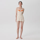 Orange Crust Wrap Skirt - ourCommonplace