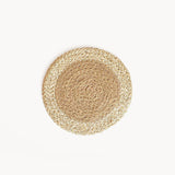 Agora Hand-Braided Jute Coasters - Natural (Set of 4) - ourCommonplace