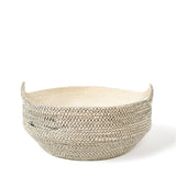 Amari Handwoven Jute Fruit Bowl - Black - ourCommonplace