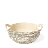 Amari Handwoven Jute Fruit Bowl - Black - ourCommonplace