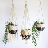 Nadu Hand-Braided Jute Plant Hanger - ourCommonplace