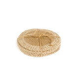 Agora Hand-Braided Jute Coasters - Natural (Set of 4) - ourCommonplace