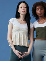 Double Casting Peplum Top - ourCommonplace