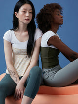 Double Casting Peplum Top - ourCommonplace