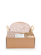 Bread Warmer & Basket Gift Set With Tea Towel - Owl Oval