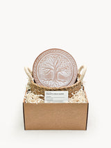Bread Warmer & Basket - Tree of Life Round