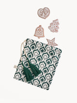 Handmade Sugar Saver Ornament - Holiday Gift Edition With Green Pouch