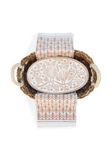 Bread Warmer & Basket Gift Set With Tea Towel - Owl Oval
