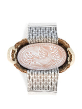 Bread Warmer & Basket Gift Set With Tea Towel - Bird Oval