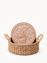 Bread Warmer & Basket - Bird Round