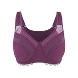 Claret Silk Back Support Cotton Sports Bra (Multiple Colors Available)