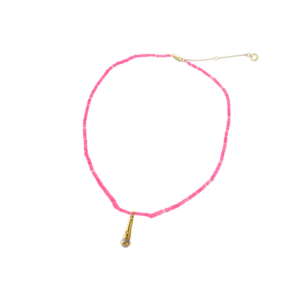 Barbie Necklace With Microphone