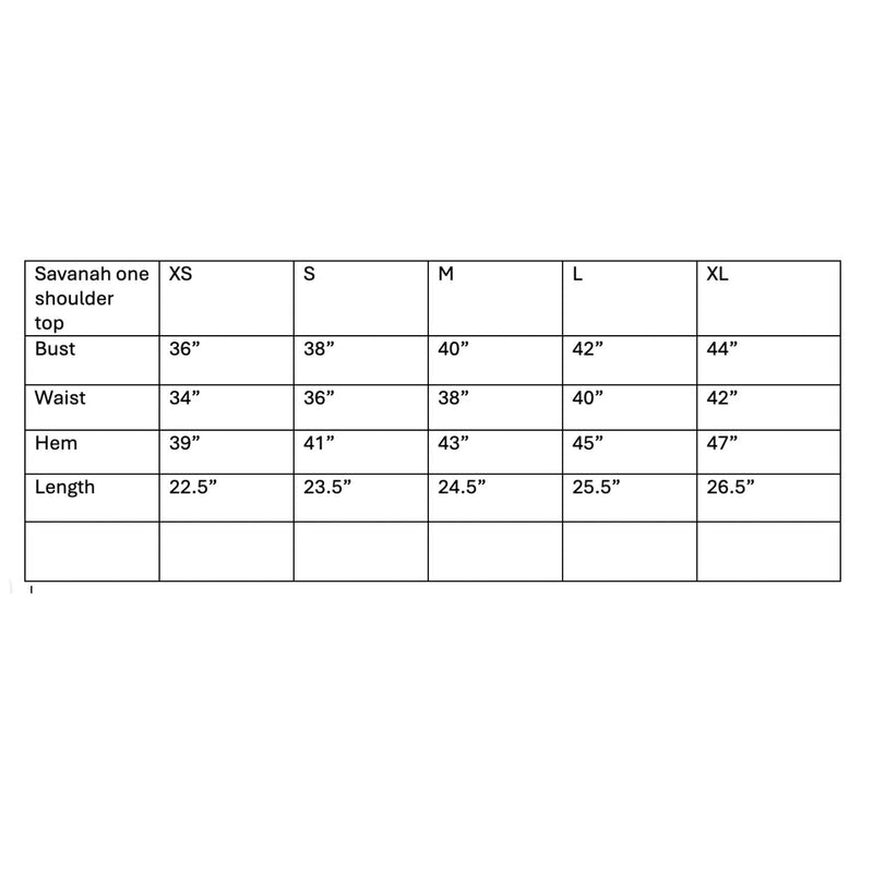 SAVANAH Silk Velvet One-Shoulder Top