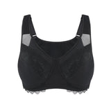 Claret Silk Back Support Cotton Sports Bra (Multiple Colors Available)