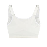 Claret Silk Back Support Cotton Sports Bra (Multiple Colors Available)