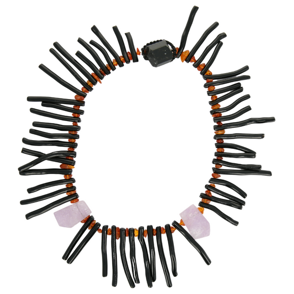 Coral on Ice Necklace