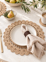 Jute Flower Placemat (Set of 2)