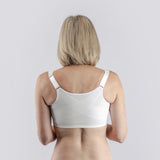 Claret Silk Back Support Cotton Sports Bra (Multiple Colors Available)
