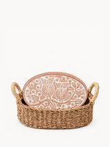 Bread Warmer & Basket - Owl Oval