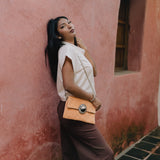 Clementine Upcycled Clutch