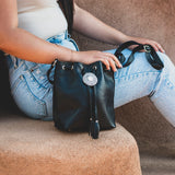 Bola Leather Bucket Bag