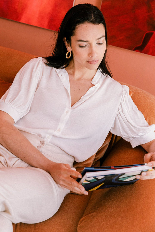Blouse Magnolia Blanche