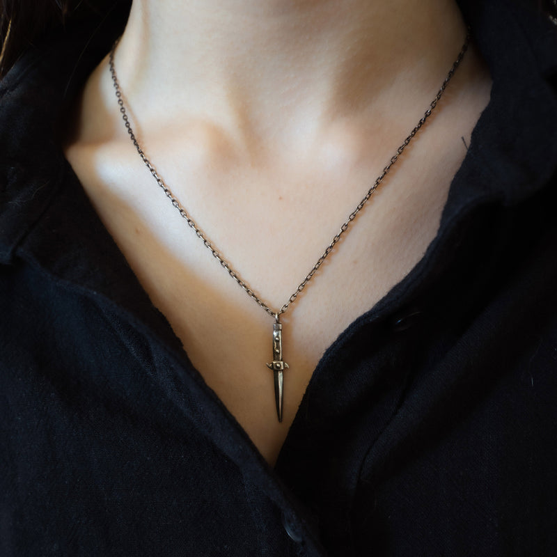 Switchblade Necklace - Sterling Silver