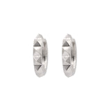 Debbie Huggie Hoops - Sterling Silver