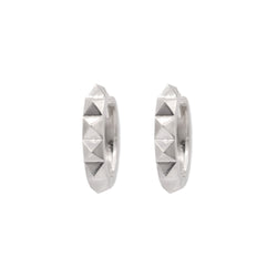 Debbie Huggie Hoops - Sterling Silver