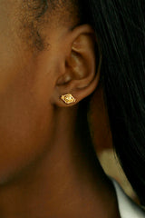 Eye Studs Gold