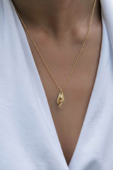 Good Luck Charm Necklace Gold