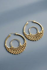 Iris Hoops Gold Small