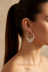 Iris Hoops Silver Small