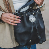 Bola Leather Bucket Bag