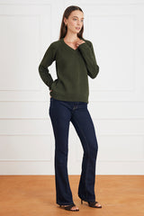 Selene Sweater in Forest Green