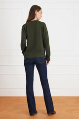 Selene Sweater in Forest Green