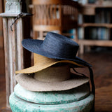 LOLI Jute Hat in Black