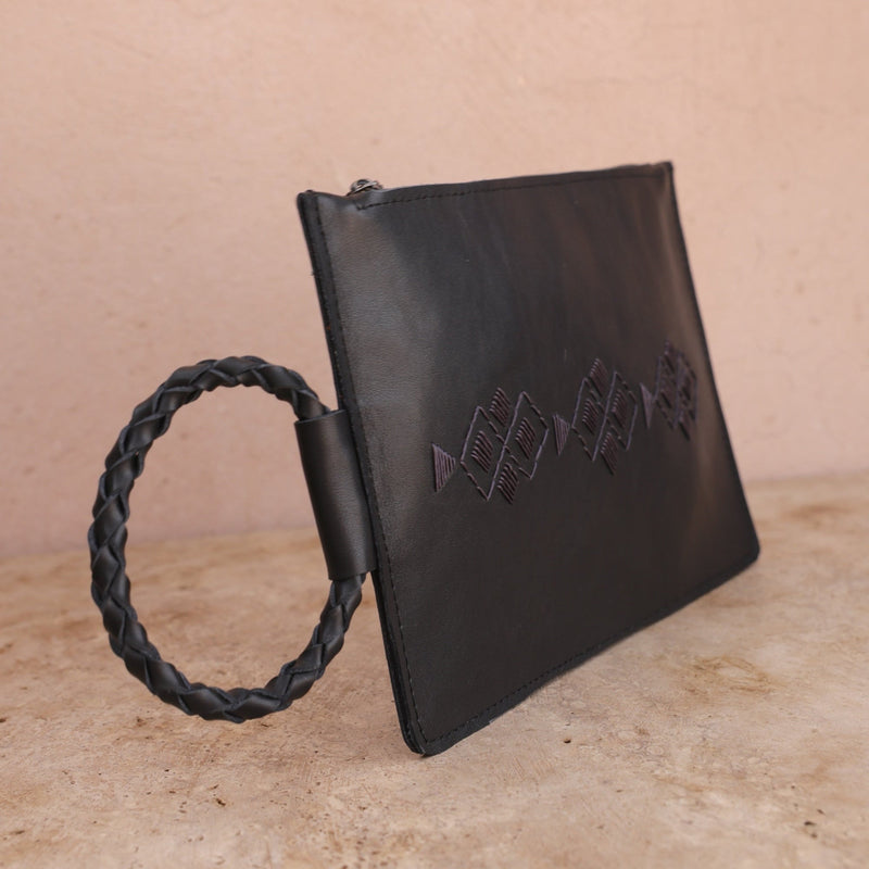 Layla Embroidered Clutch