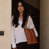 Sabra Leather Shoulder Bag