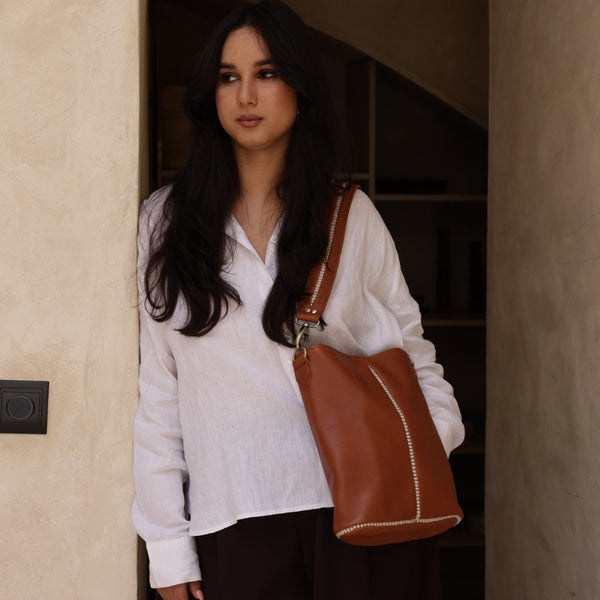 Sabra Leather Shoulder Bag